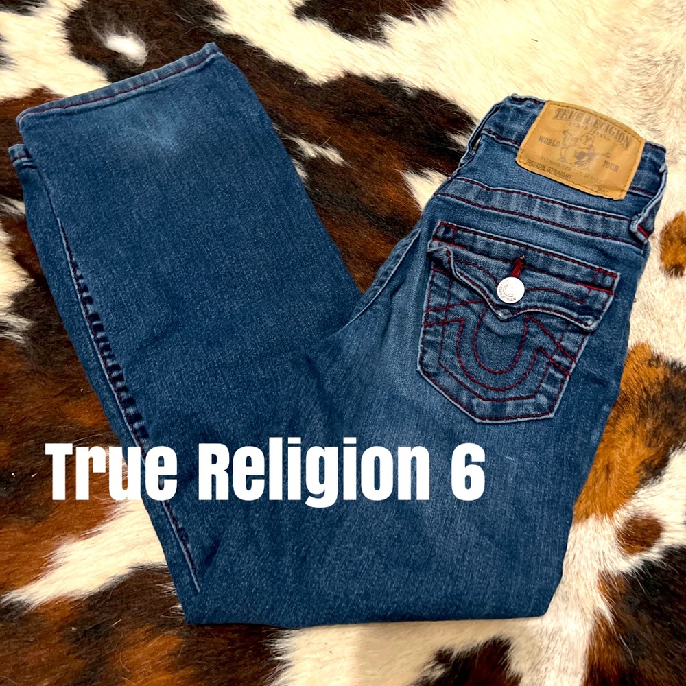 True Religion size 6 girls jeans